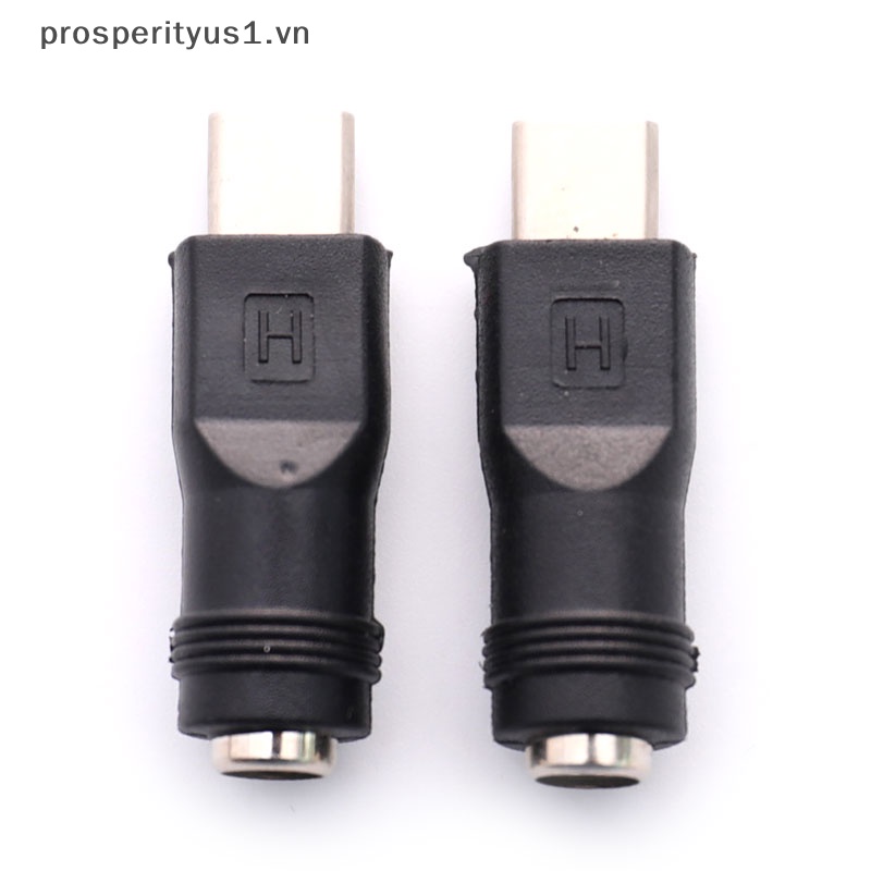 Giắc Chuyển Đổi Nguồn DC 5.5x2.1mm Female Sang USB Type C Male prosperityus1