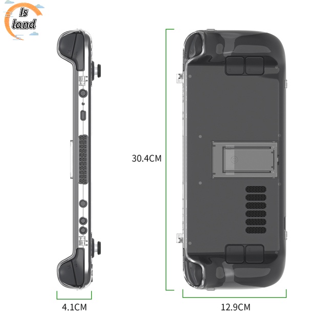 Ốp Điện Thoại Pc Cứng Trong Suốt Chống Trượt Cho Máy Chơi Game Hơi Nước