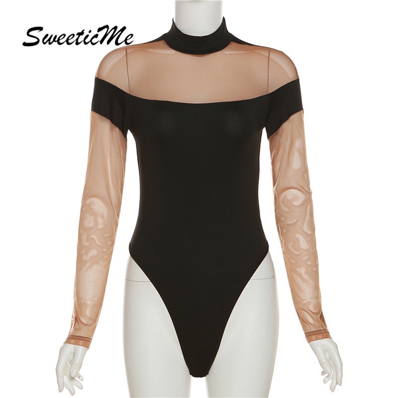 Áo Liền Quần Tay Dài Cổ Tròn Dáng Ôm Phối Màu Tương Phản Thời Trang 2023 Dành Cho Bạn Nữ