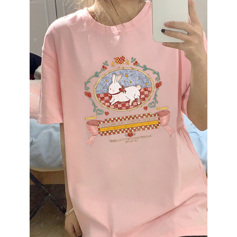 NRVP Áo Thun 100% Cotton Tay Ngắn Phong Cách Hàn Quốc Mới