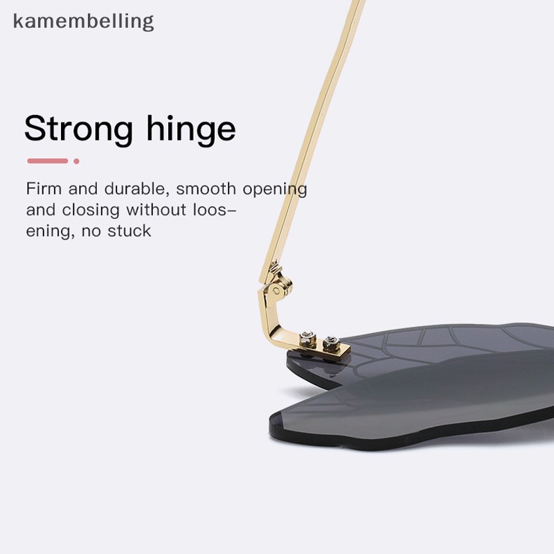 1 Kính Mát Không Gọng Hình Chuồn Chuồn Nhiều Màu Sắc Thời Trang Cho Nữ