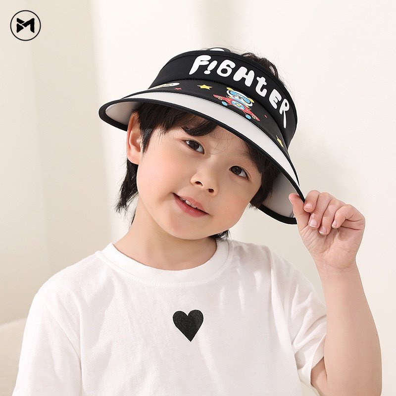 Mũ Chống Nắng Họa Tiết Hoạt Hình Xinh Xắn Theo Phong Cách 2023 Dành Cho Bé (4-10 Tuổi)