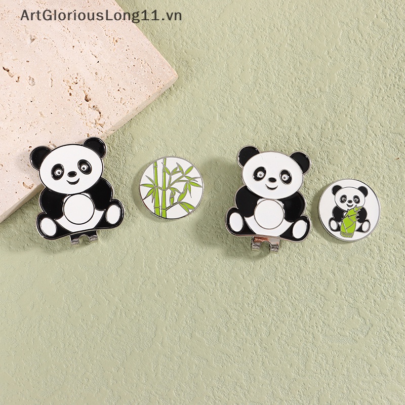 Dụng Cụ Đánh Dấu Bóng Golf Từ Tính Bằng Hợp Kim Hình Gấu Trúc