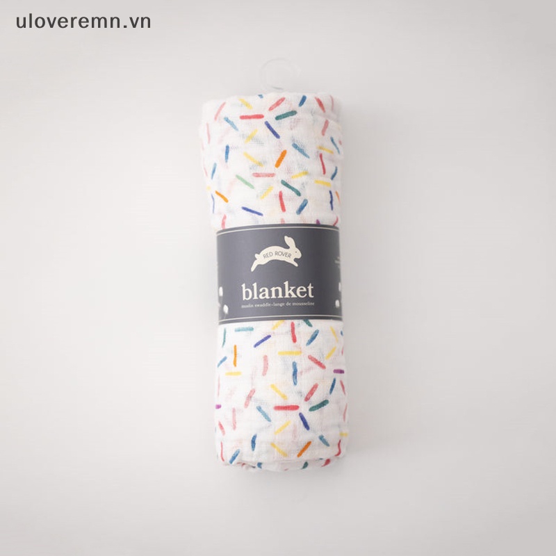 Chăn Quấn Bé Sơ Sinh Bằng Cotton Phong Cách Muslin