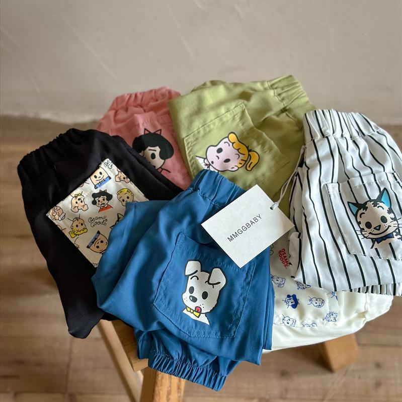 Quần Legging Chống Muỗi Họa Tiết Hoạt Hình Phong Cách Hàn Quốc Cho Bé