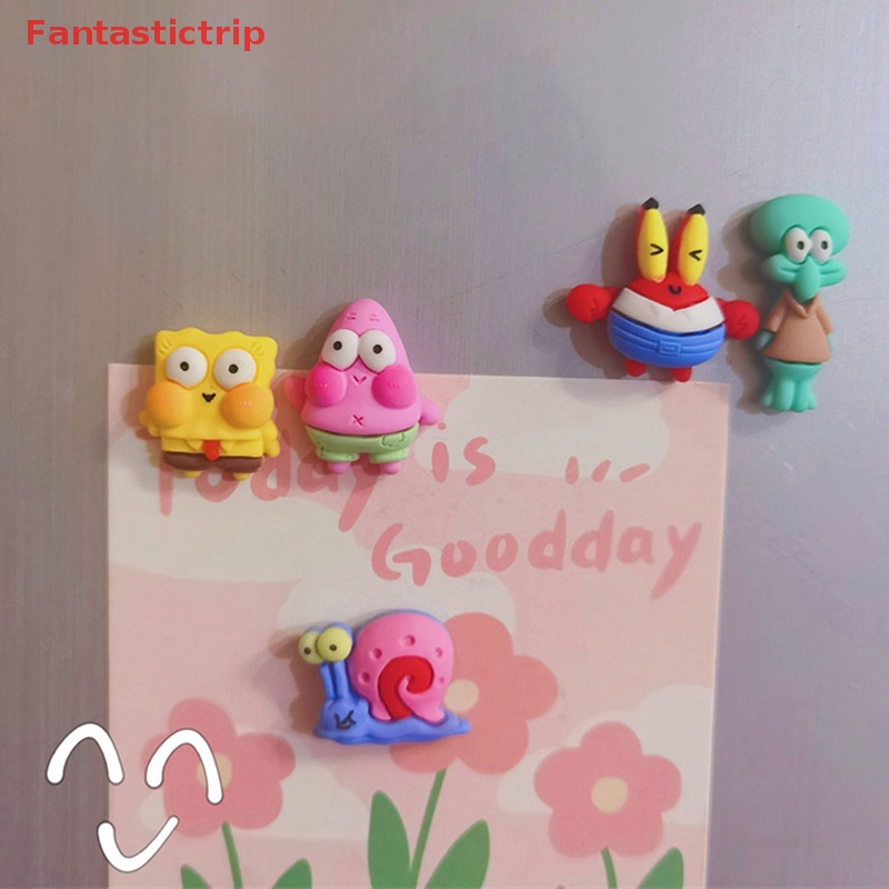 Nam Châm 3D Trang Trí Tủ Lạnh Hình Hoạt Hình Sáng Tạo Diy Mới