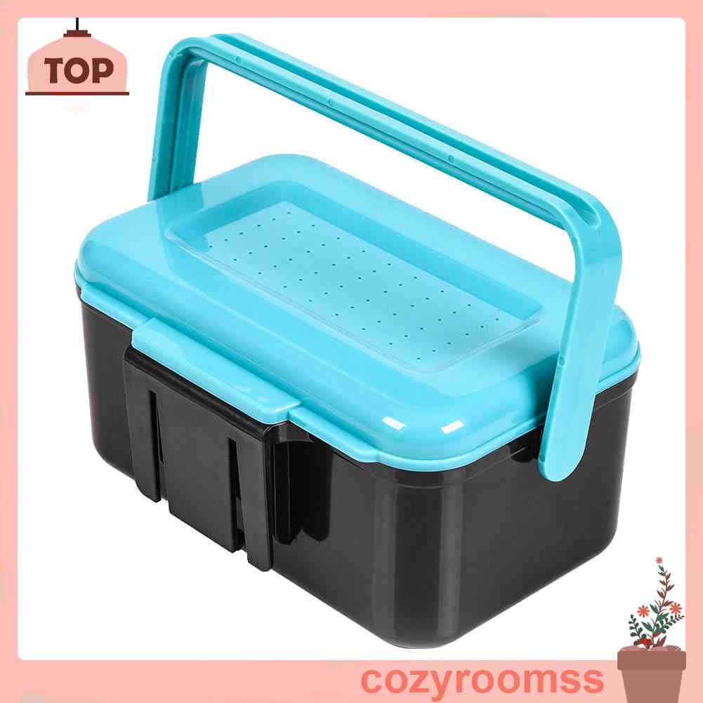 Hộp Đựng Mồi Câu Cá Bằng Nhựa ABS Thoáng Khí