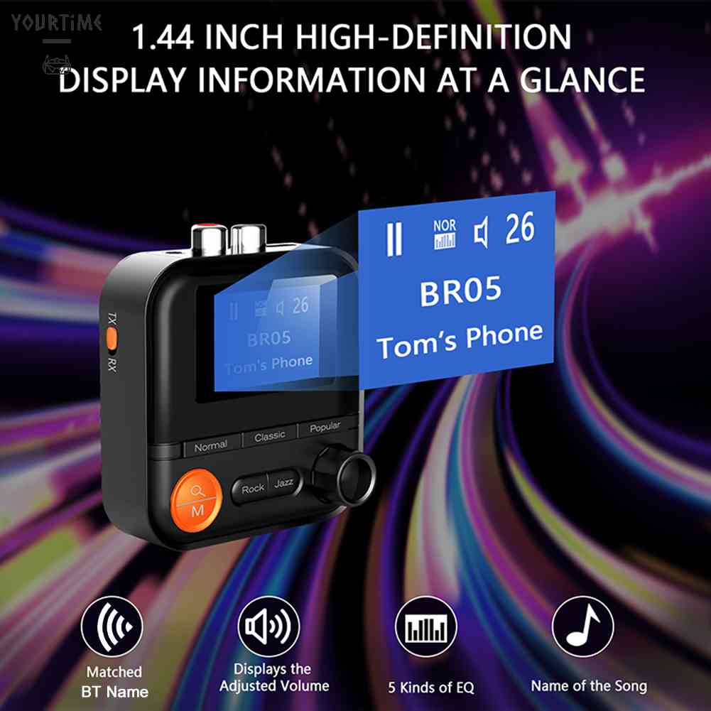 Thiết Bị Truyền Nhận Tín Hiệu Bluetooth 5.2 AUX 2RCA TF Cho TV / Máy Tính