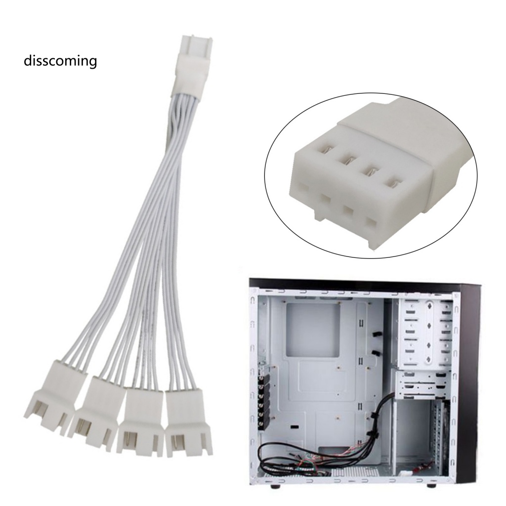 Băng Đô SL SL SL SL SL| Cáp Chia Quạt 4 Chiều Pwm Màu Đen Dài 15cm Đa Năng Tiện Dụng