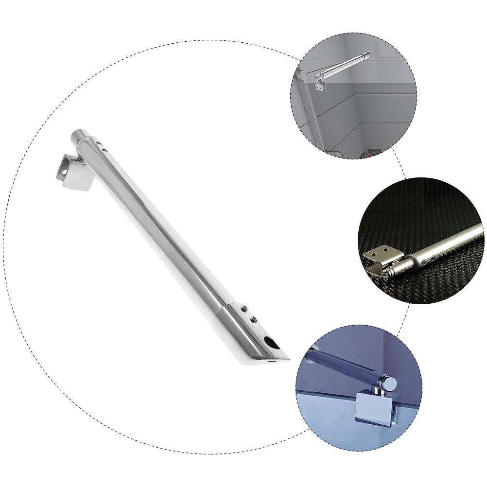 Phụ Kiện Thanh Kéo Cố Định Cửa Kính Bồn Tắm Không Khung Bằng Thép Không Gỉ 304 35.8X5.6cm