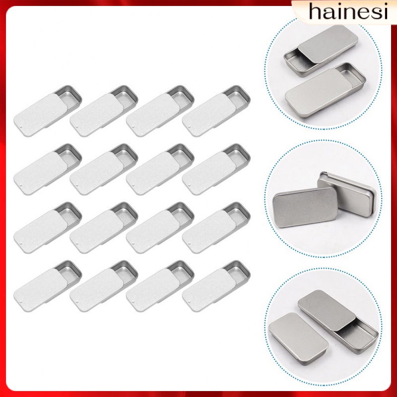 Hộp Thiếc 16 Ngăn Hình Chữ Nhật Đựng Trang Sức Tiện Dụng