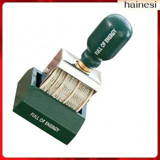 💖💕Con Dấu Gỗ In Chữ Date Postmark Trang Trí Sổ Tay