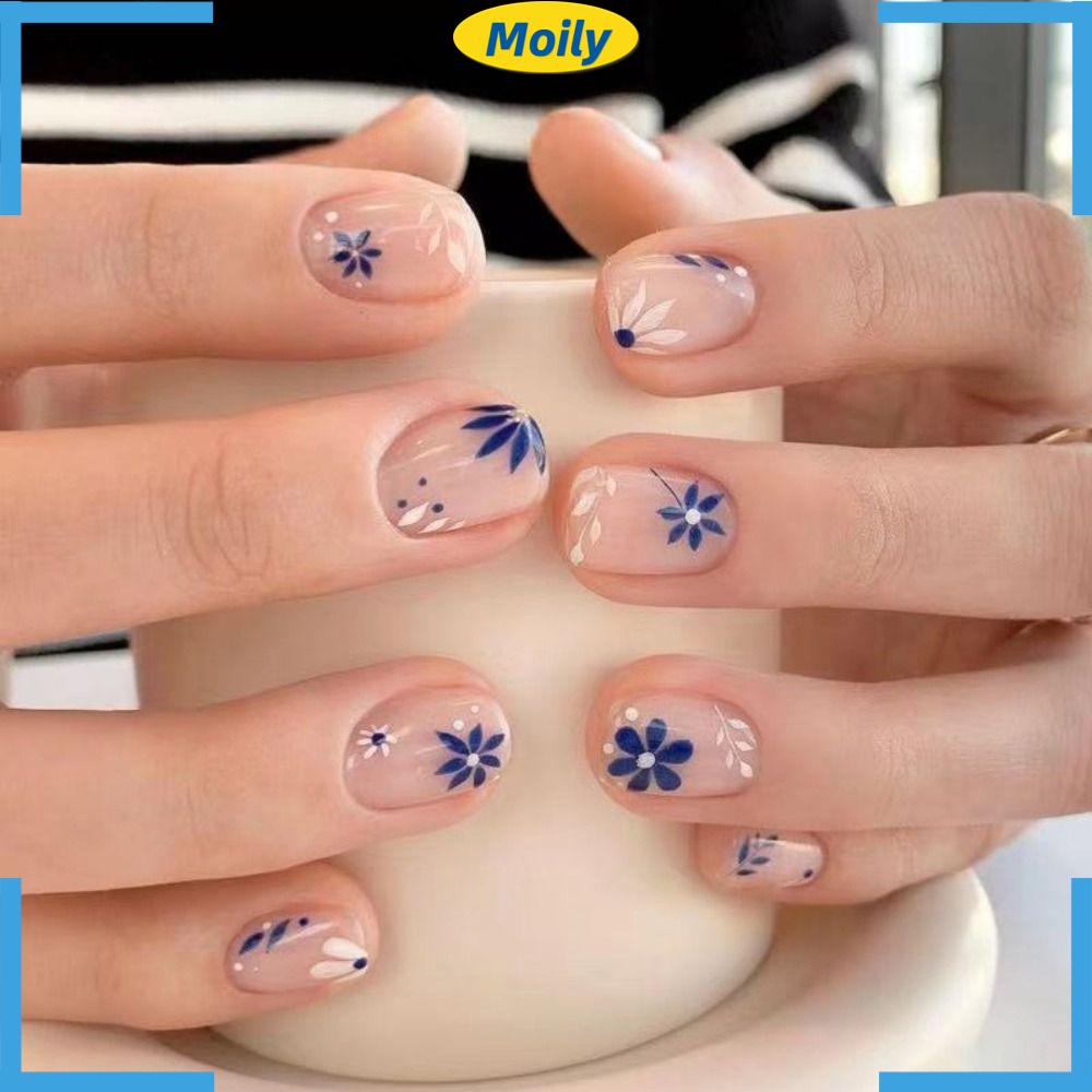 Set 24 Móng Tay Giả Có Thể Tháo Rời