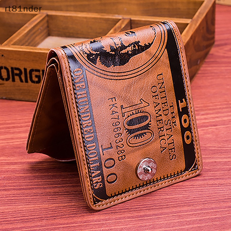 Rt Ví Da PU Chất Lượng Cao Có Ngăn Đựng Thẻ Tín Dụng Và Tiền Đô La Thời Trang Cho Nam n