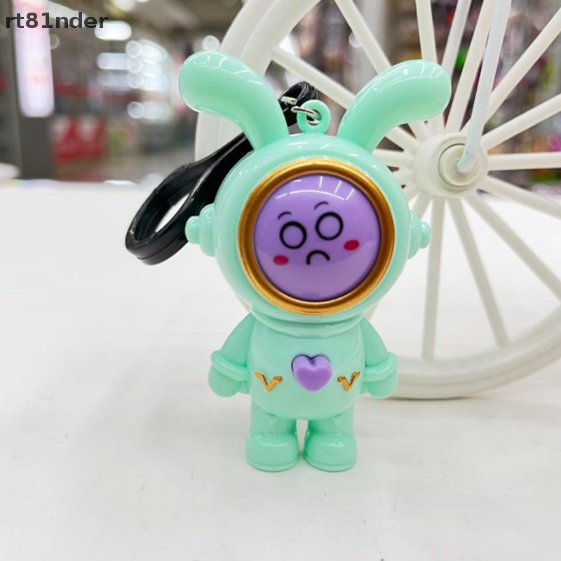 Rt Móc Khóa Hình Thỏ Phi Hành Gia Hoạt Hình Sáng Tạo Dễ Thương