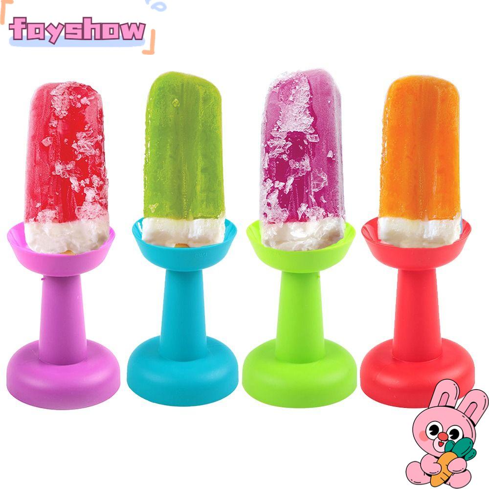 Bộ 2 Giá Đỡ Que Kem Hình Nón Hai Lớp Gọn Nhẹ Chống Tràn