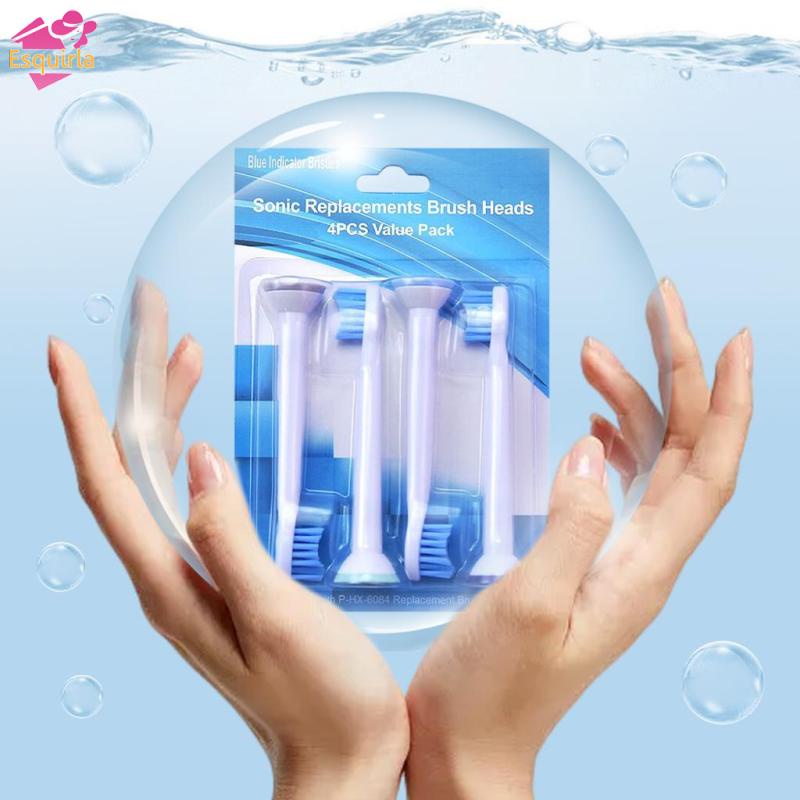 Bộ 4 đầu bàn chải đáng răng Esquirla thay thế cho Phillips