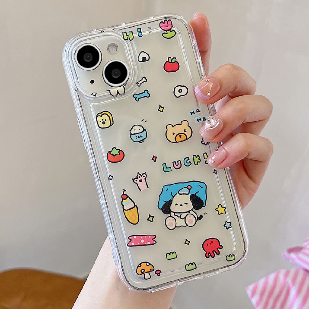 Ốp Điện Thoại TPU Mềm Có Túi Khí Chống Sốc In Hình Bánh Mì Cho IPhone 14 Pro Max 13 12 11 Pro Max XS XR 7 8 Plus