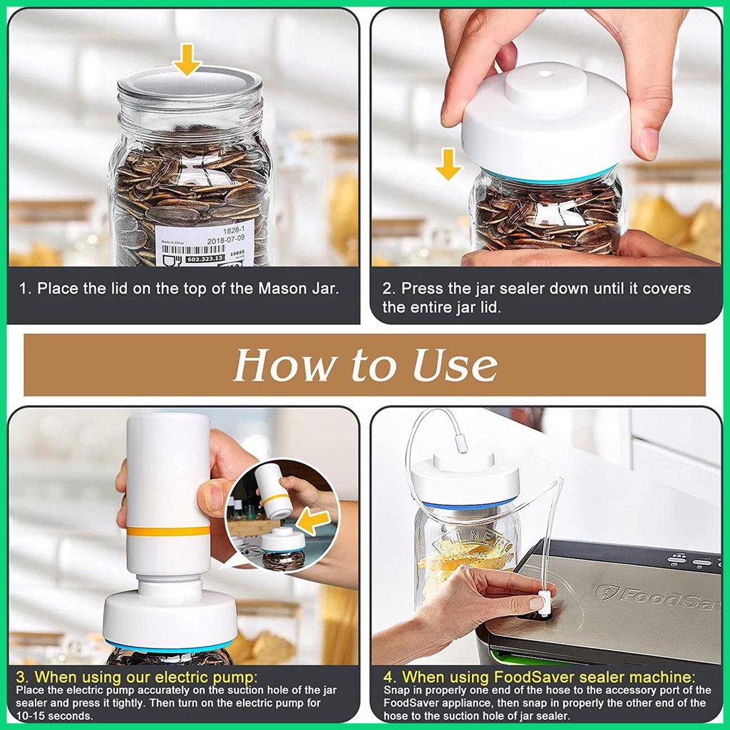 Máy Hút Chân Không Niêm Phong Hộp Gia Vị Bằng Điện Cho jiwvn