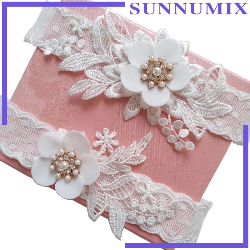 Set 2 Đai Nịt Bít Tất Ren Cho Cô Dâu / Sinh Nhật