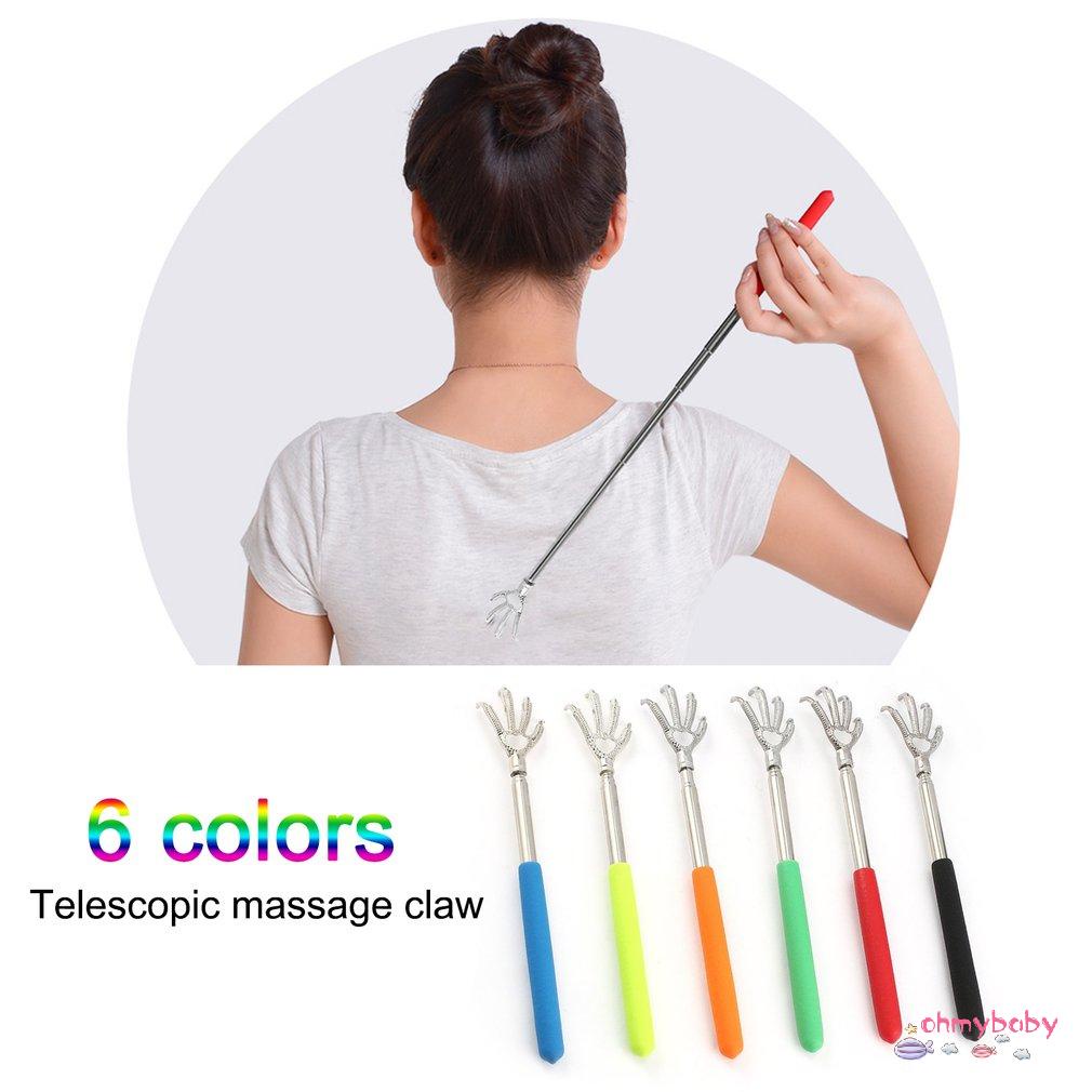 [InStock] Nhỏ Gọn Kính Thiên Văn Móng Vuốt Bằng Thép Không Gỉ Máy Mát Xa Lưng Cào 22-58Cm Có Thể Điều Chỉnh Massage Trầy Xước Tay [Z/14]