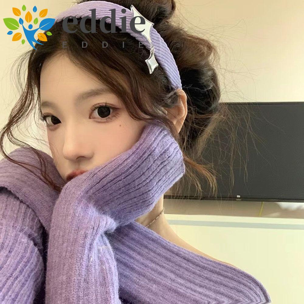 Băng Đô Cài Tóc Vải Nhung Đính Sao 26Eddie Thời Trang Cho Nữ