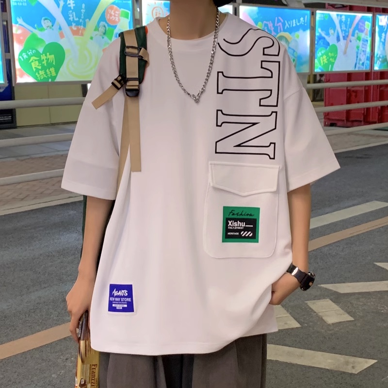 Áo Thun Tay Ngắn Bằng Lụa Lạnh Mỏng Plus Size Thời Trang Mùa Hè Cho Nam