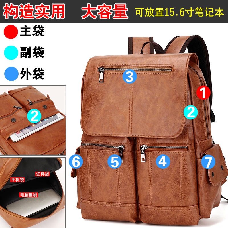 Ba Lô Da pu Thời Trang Hàn Quốc Mới