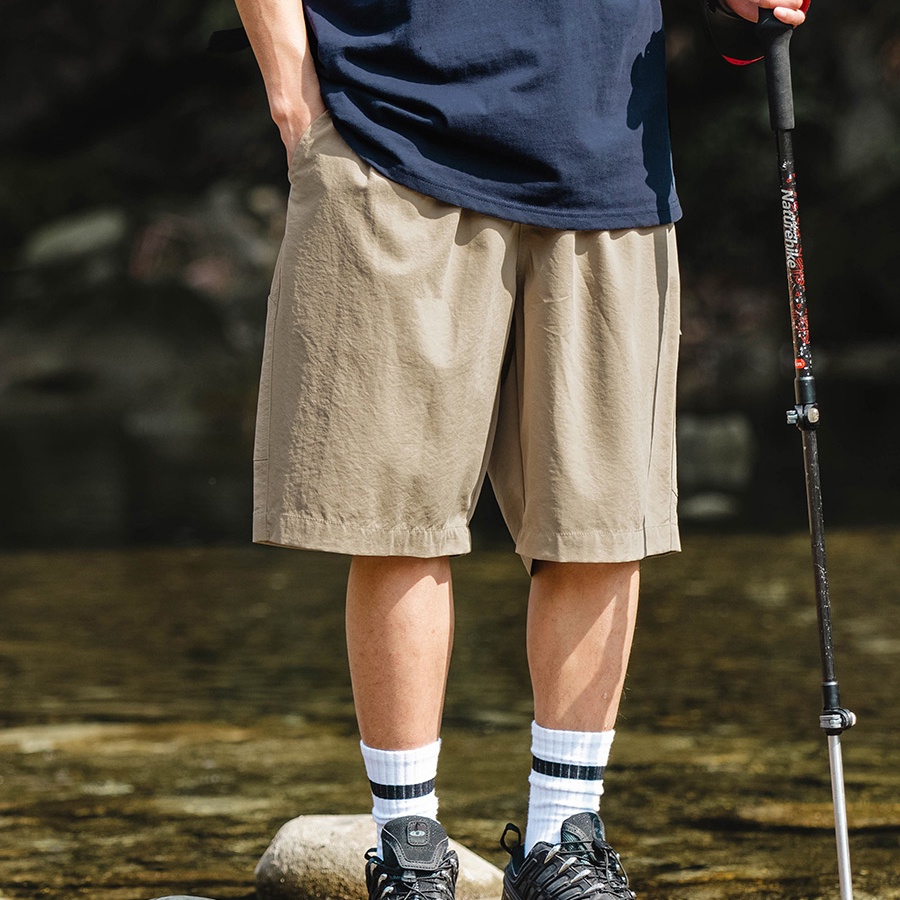 Quần Short Dây Rút Ống Rộng Họa Tiết Ca Rô Thời Trang Mùa Hè Dành Cho Nam