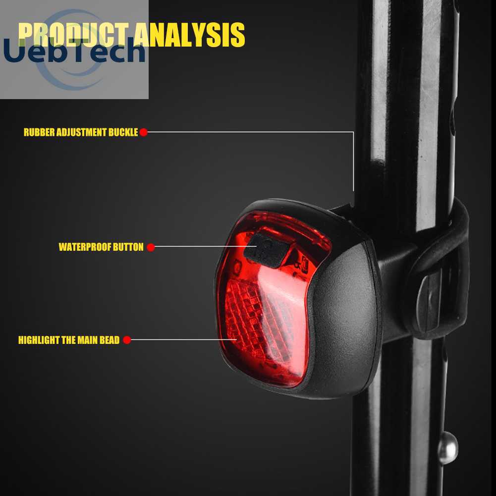 Đèn LED Gắn Yên Sau Xe Đạp Chống Thấm Nước Có Thể Sạc Lại Được