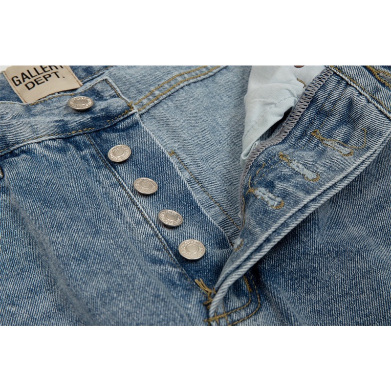 Quần Jean Ống Loe Chắp Vá Gallon Giặt Rời