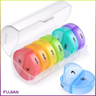 Weekly Medicine Storage Organizer Pill Box Holder Container Case Tablet Portable Dispenser