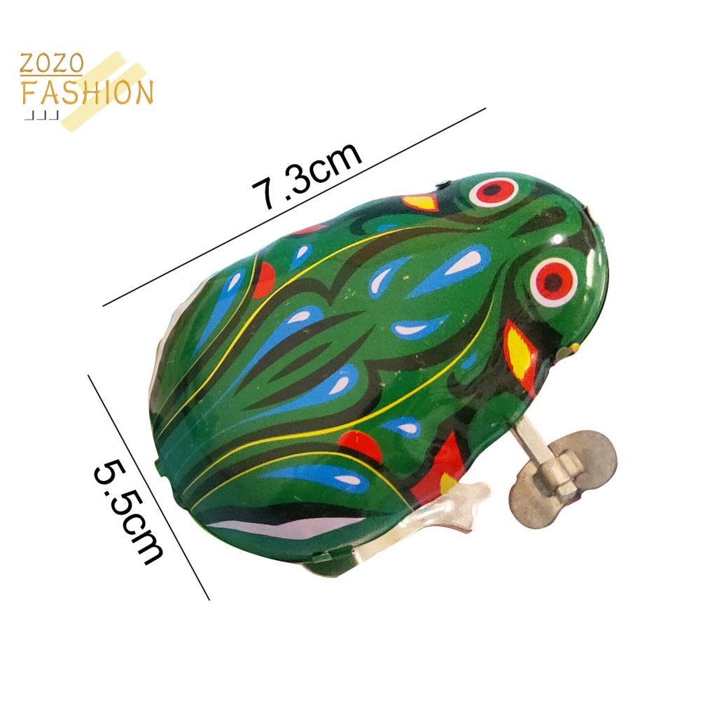 Ếch Nhảy Đồ Chơi Bằng Sắt Phong Cách Vintage Cho Bé