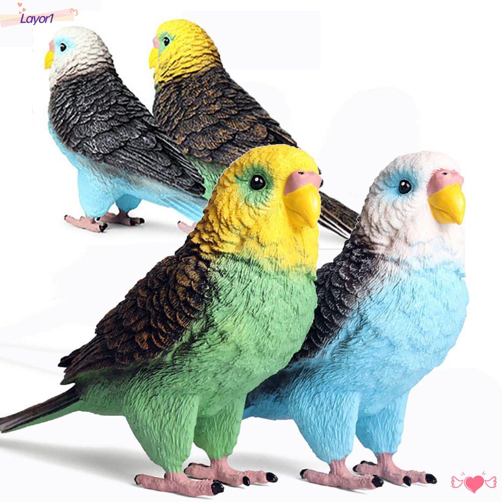 Đồ trang trí Vẹt LAYOR1 Sống Động Như Thật Dùng Trang Trí Tiểu Cảnh