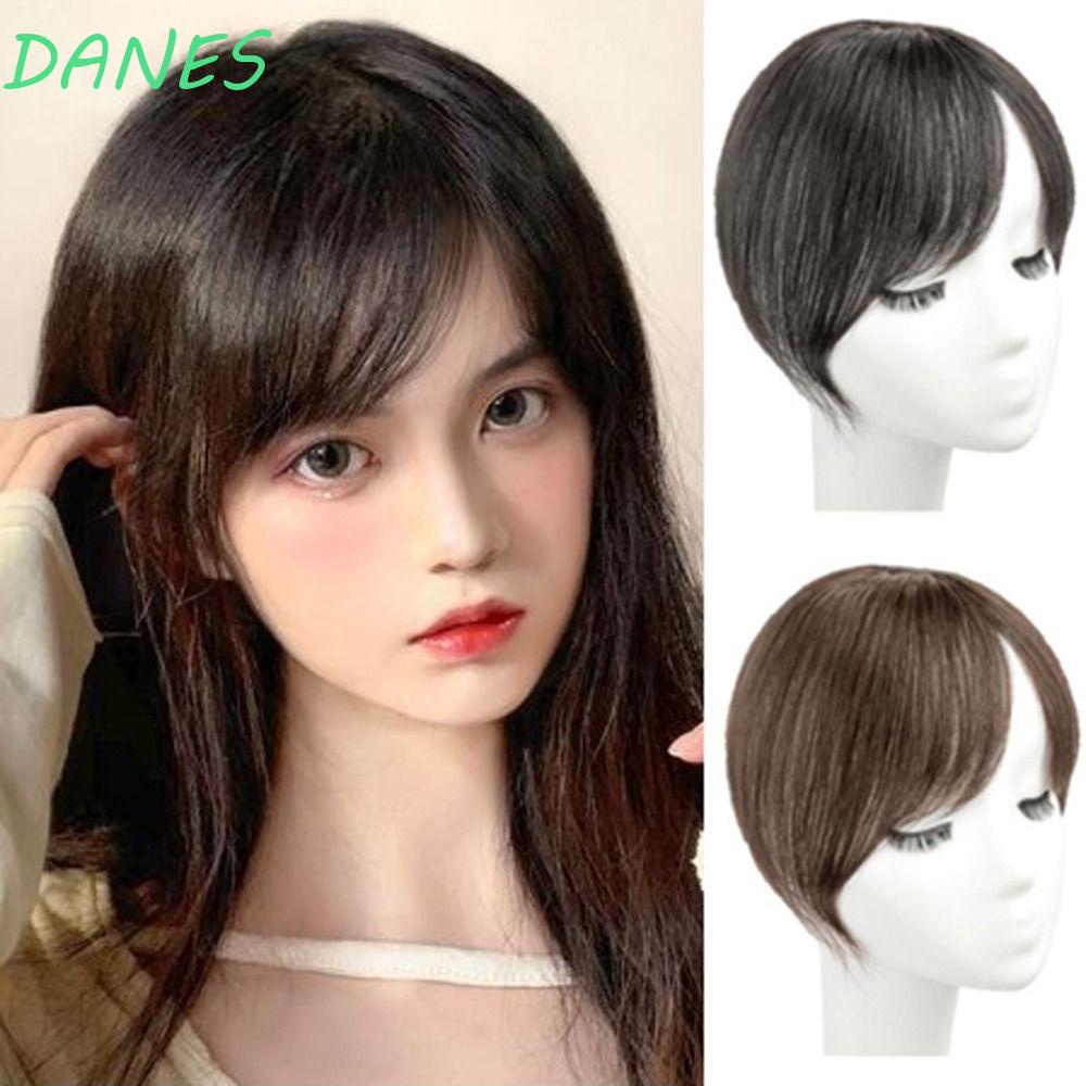 Tóc Mái Giả Thẳng 3D Bằng Sợi Tổng Hợp Chất Lượng Cao