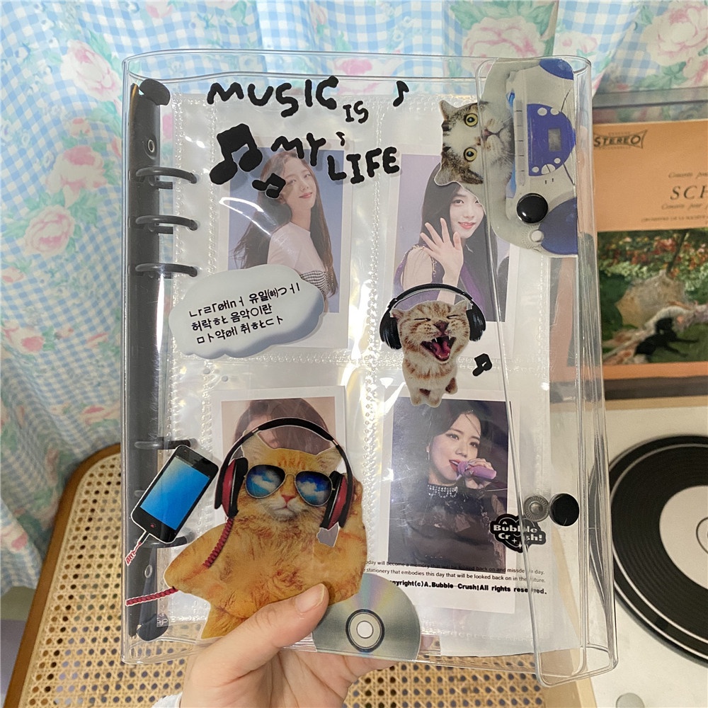 Album Ảnh 6 Lỗ Trong Suốt Khổ A5 10cm 17cm