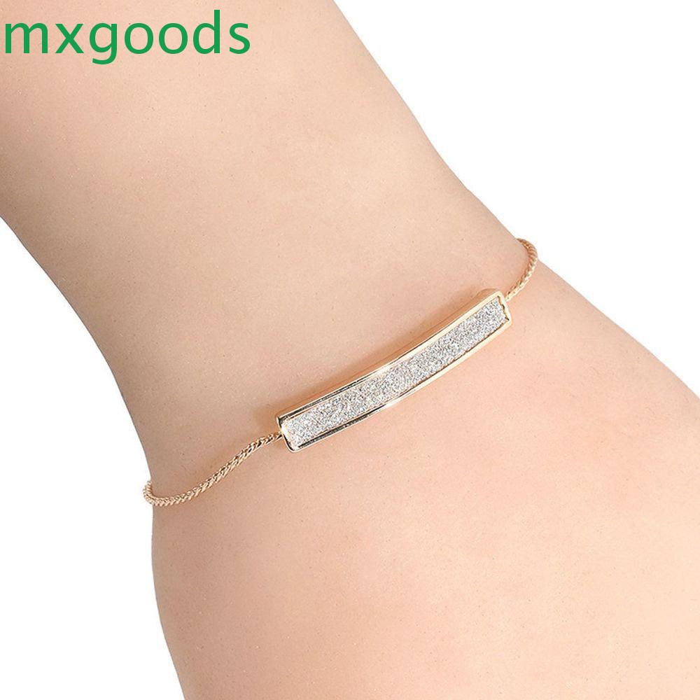 Vòng Tay Chuỗi Hạt Thời Trang MXGOODS|Dây Rút Mạ Điện Thiết Kế Xinh Xắn Tiện Dụng