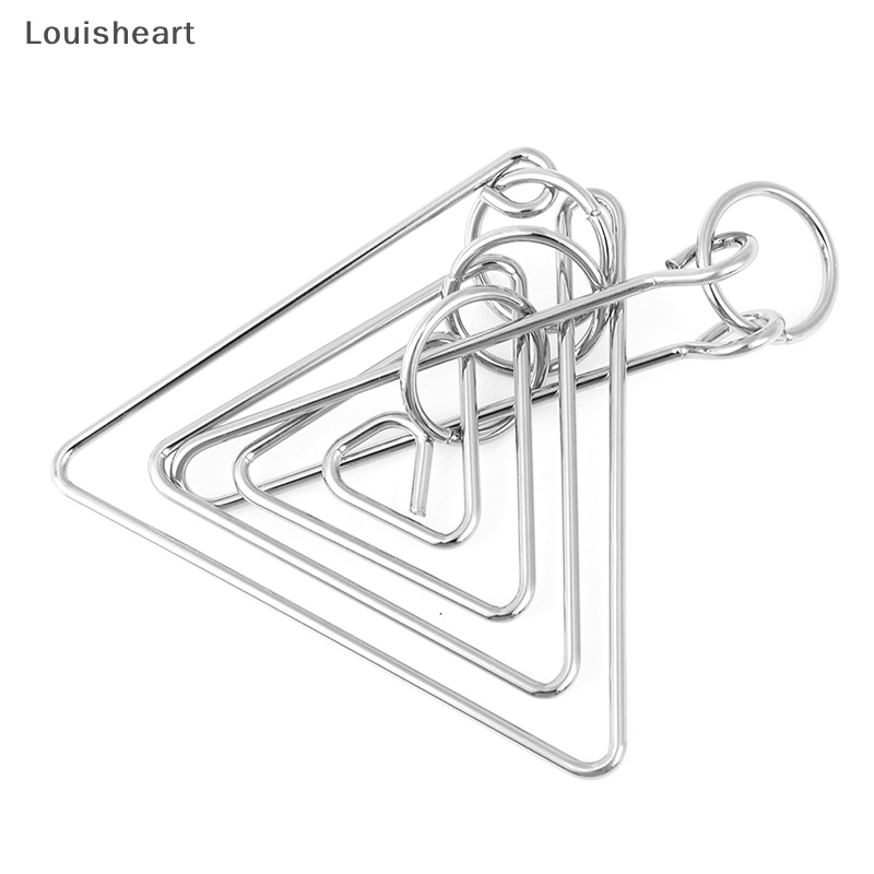 Nhẫn Kim Loại Louisheart Challenging Hình Tam Giác Thử Thách Trí Não Cho Người Lớn Và Trẻ Em TFG