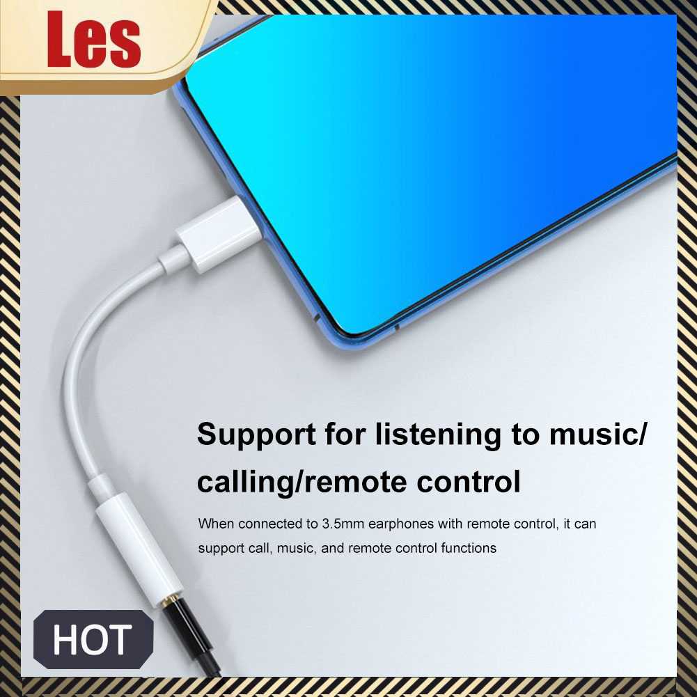 Cáp ChuyểN ĐổI 3.5mm Sang Type-C 10cm Sang 3.5mm Cho ĐiệN ThoạI