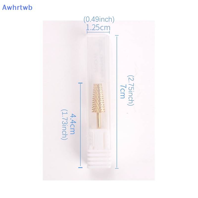 1 Mũi Khoan Móng Tay Bằng Thép Vonfram Kích Thước Lớn Mới