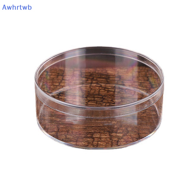 Hộp Nhựa Tròn Trong Suốt Đựng Bánh Kẹo 120ml 8 * 3Cm