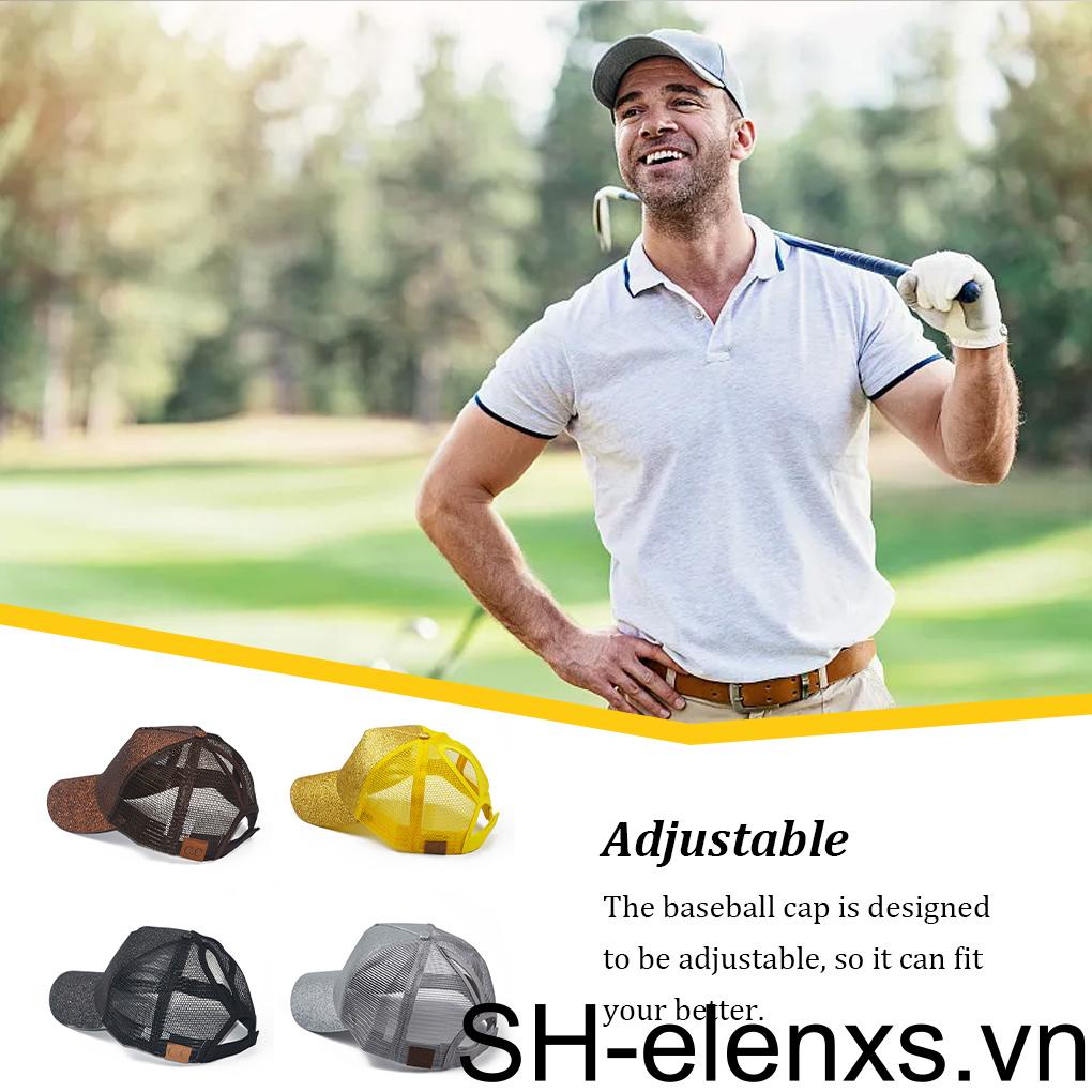 Mũ Lưỡi Trai Cotton Màu Trơn Chống Gió Thêu Họa Tiết Đính Sequin Lấp Lánh Màu Sắc Tùy Chỉnh Thời Trang Cho Nữ