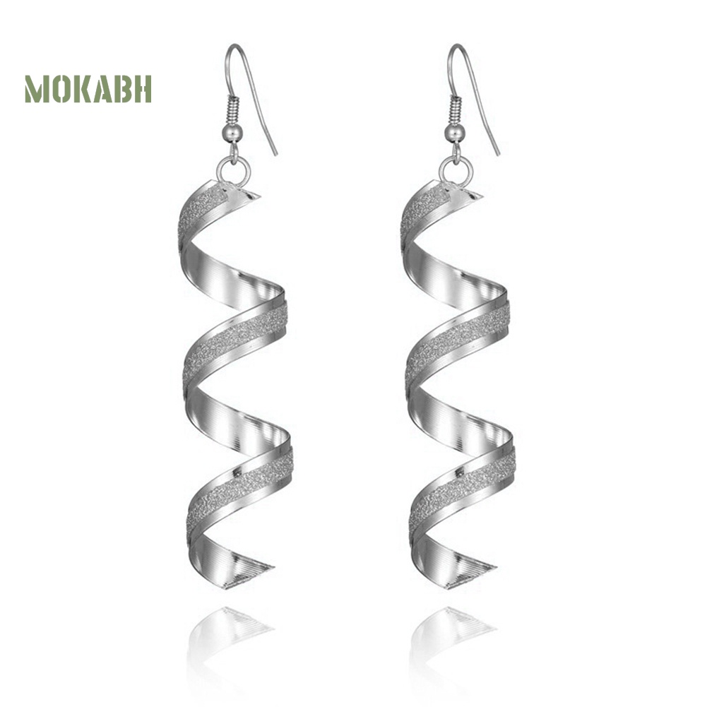 Bông Tai DạNg XoắN ĐíNh Đá ThờI Trang