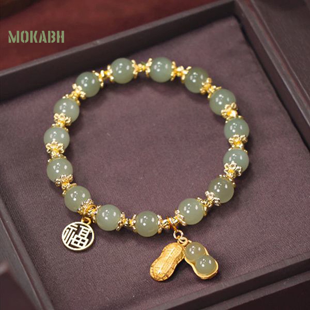 [Mới] Vòng Tay Chuỗi Hạt Ngọc Biểu Tượng Tốt Nhỏ Gọn Tối Giản Sang Trọng