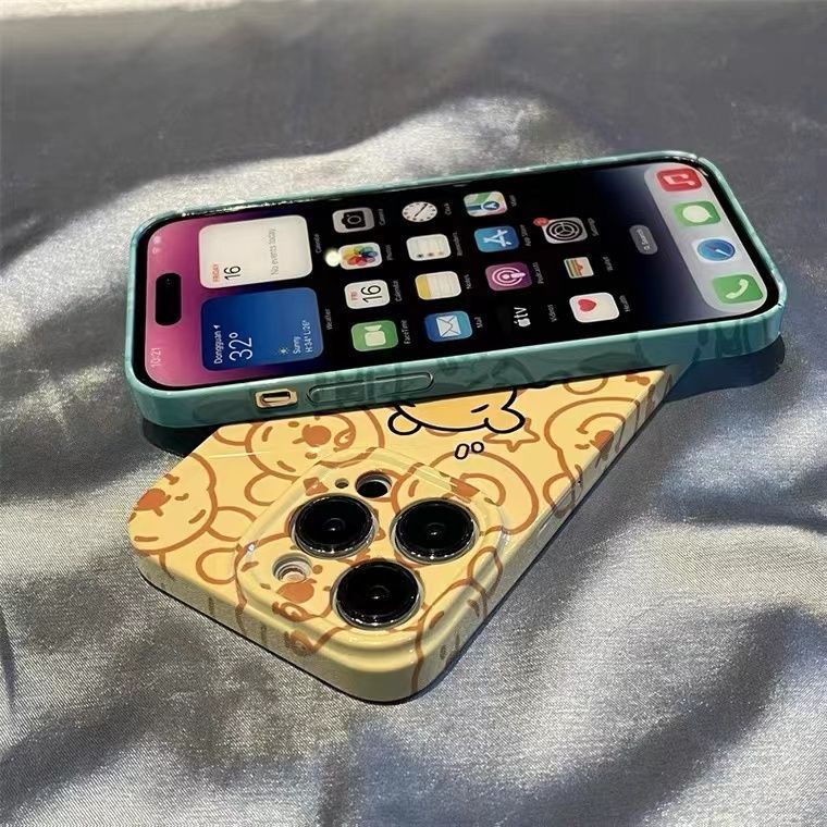 Ốp Điện Thoại Cứng Chống Sốc In Hình Gấu Pooh Cho Iphone 13 712 8p 11 Max 14pro