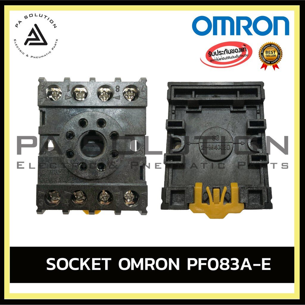 Ổ cắm OMRON PF083A-E Loại gắn đường ray 8 chân
