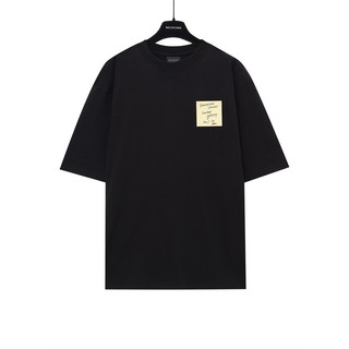 Áo thun cotton tay ngắn in chữ b & b thời trang cho cặp đôi size xs-l