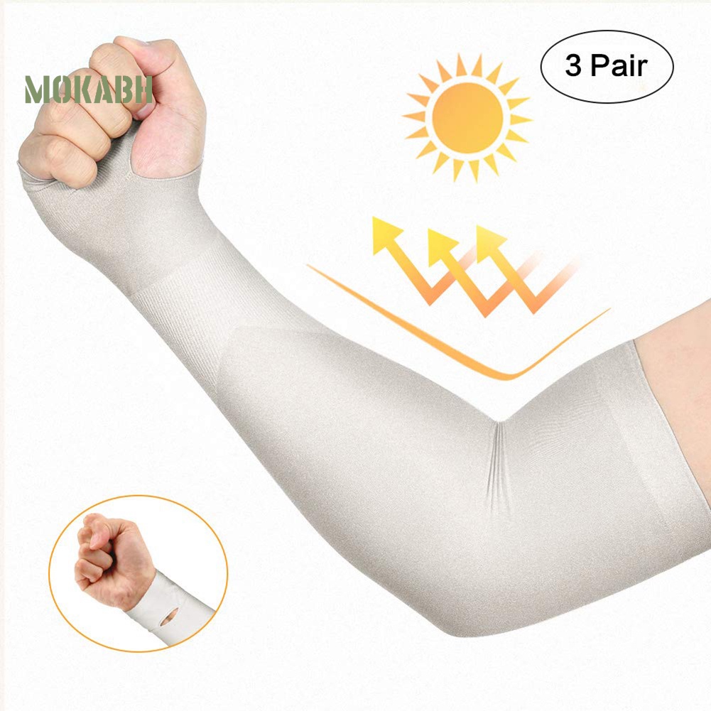 3 Đôi Găng Tay Chống Nắng Chống Tia UV Thoáng Khí Tiện Dụng Và Bền