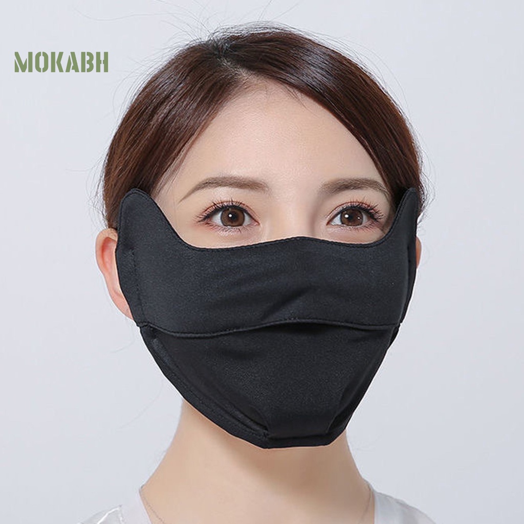 Vỏ Bọc Miệng Bằng Lụa Lạnh Chống Tia UV Chống Bụi Thoáng Khí