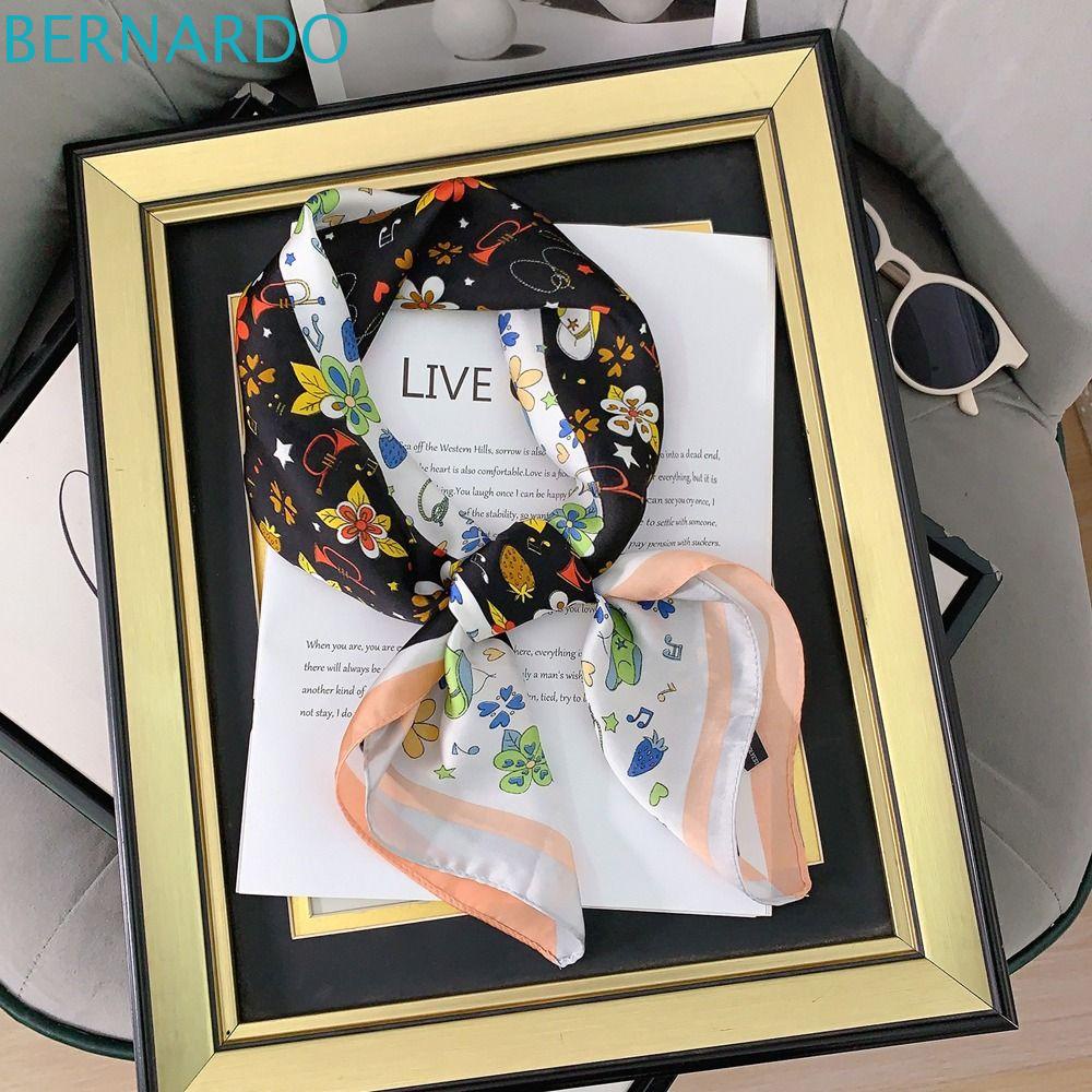 Khăn Choàng Cổ Vuông Che Nắng In Họa Tiết Hoa Kiểu Vintage Thời Trang Mùa Hè Cho Nữ